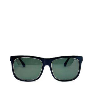 Philippe V. Sunglasses Model No3 | Black Acetate with Gray Mirror Cat 3 Lens